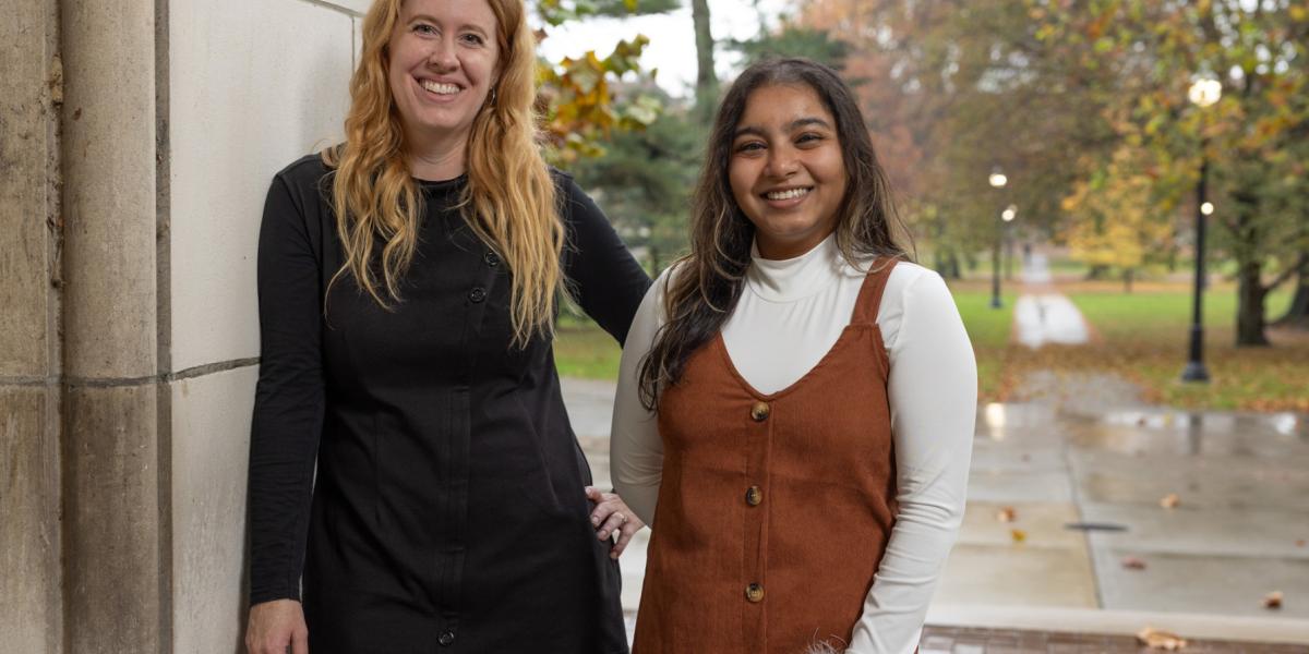 Melissa Foster and Farah Hasan