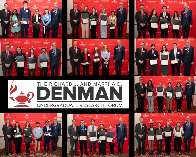 29th annual Denman Undergraduate Research Forum winners